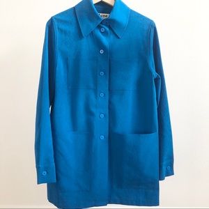 Acne Studios Blue Overshirt Jacket